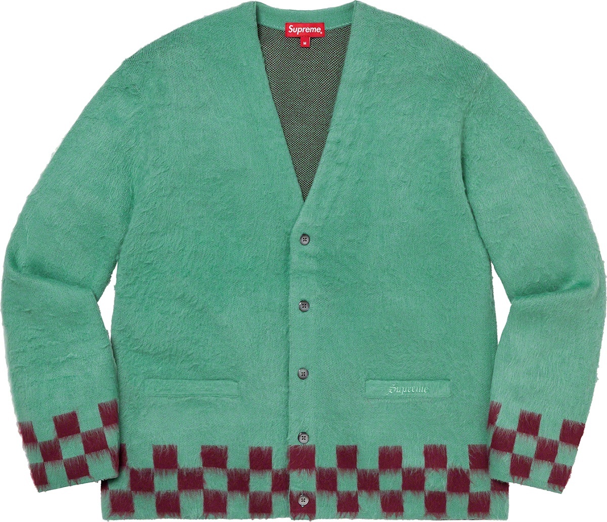Brushed Checkerboard Cardigan view 6